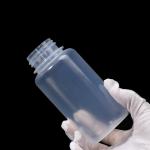 Transparent Lab PP Plastic Biological Small Reagent Bottle Wide Mouth