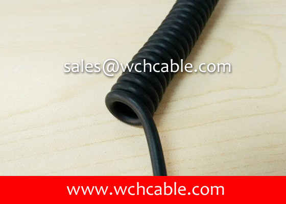 UL21576 Wonderful Elasticity Curly Cable 80C 1000V (60C or 80C Oil Resistant)