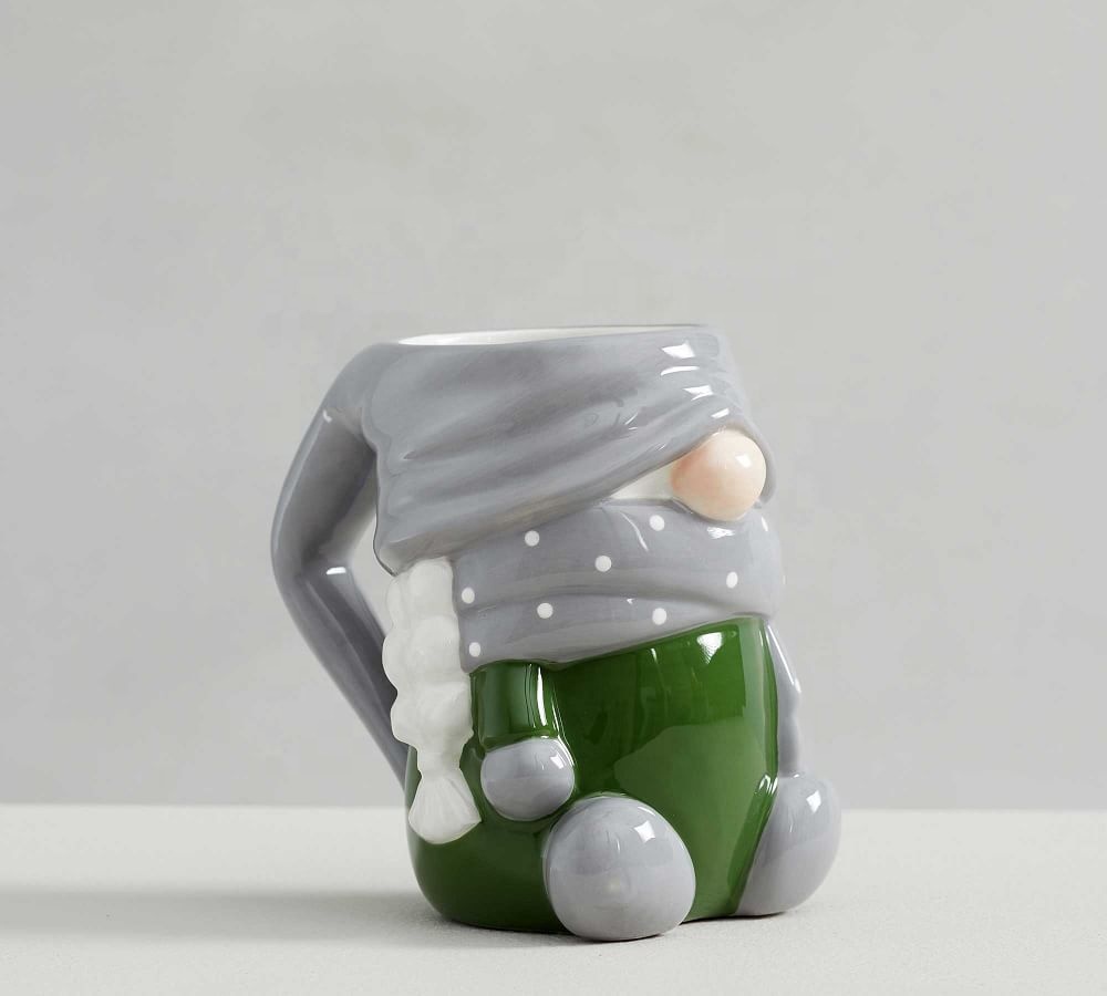 12oz 350ml Ceramic Milk Mugs Hand Painting 3D Relief For Christmas Festive