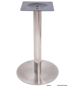 China Round Base Stainless Steel Table Legs Commercial Furniture Height 28'' Outdoor wholesale