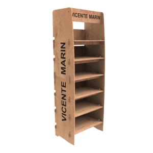 China Customizable Electronic Product Display Racks Plywood Shelves For Commercial Supermarkets wholesale
