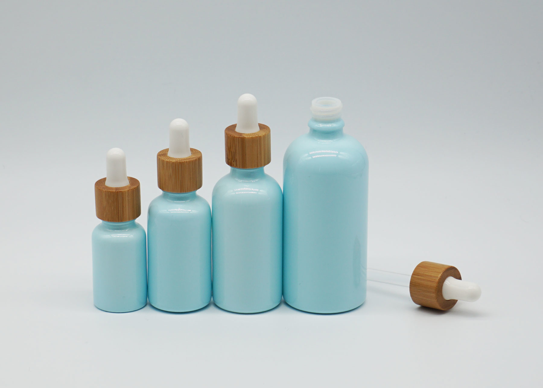 Pipette 50ml Glass Dropper Bottle Environmental For Cosmetic