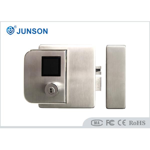 Biometric Fingerprint Door Locks 304 Stainless Steel IP65 For Outside Gate