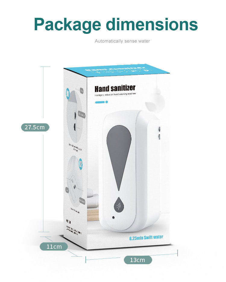 Wall Mount Automatic Soap Dispenser Automatic Hand Liquid Foam Automatic Liquid Sensing Dispenser