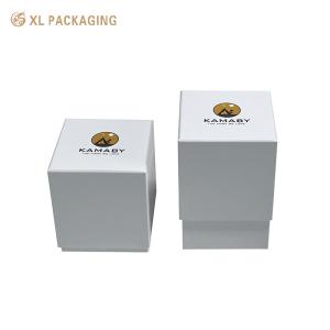 China White Luxury Perfume Bottle Box Packaging Paper Cardboard Cosmetic Gift Box Packaging wholesale