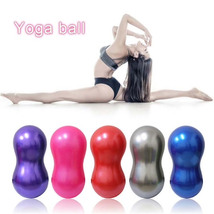 Fitness Exercise Peanut Shaped Exercise Ball Flexible 45cm