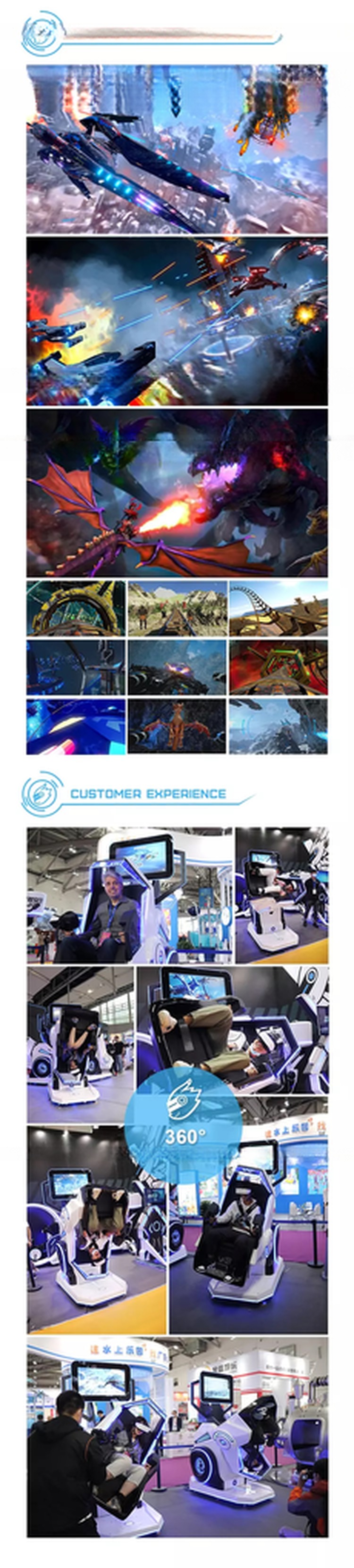 Dreamland Virtual Reality Racing Game 360 Degree Rotation 9D VR Motion Chair For VR Theme Park