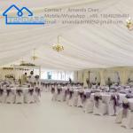 Large Luxury Customizable Aluminum Frame White Wedding Marquee Tents For Outdoor