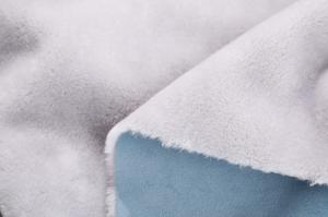 China Polyester Bonded Fleece Fabric Solid Imitation Rabbit Hair , 142cm Bonded Suede Fabric wholesale