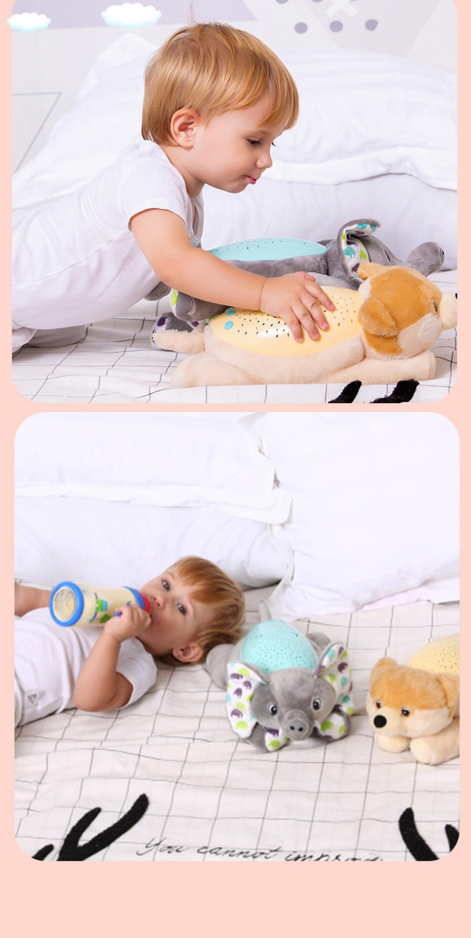 Lovely Baby Plush Toy Elephant Stuffed Toy Unisex Music CPC Certified
