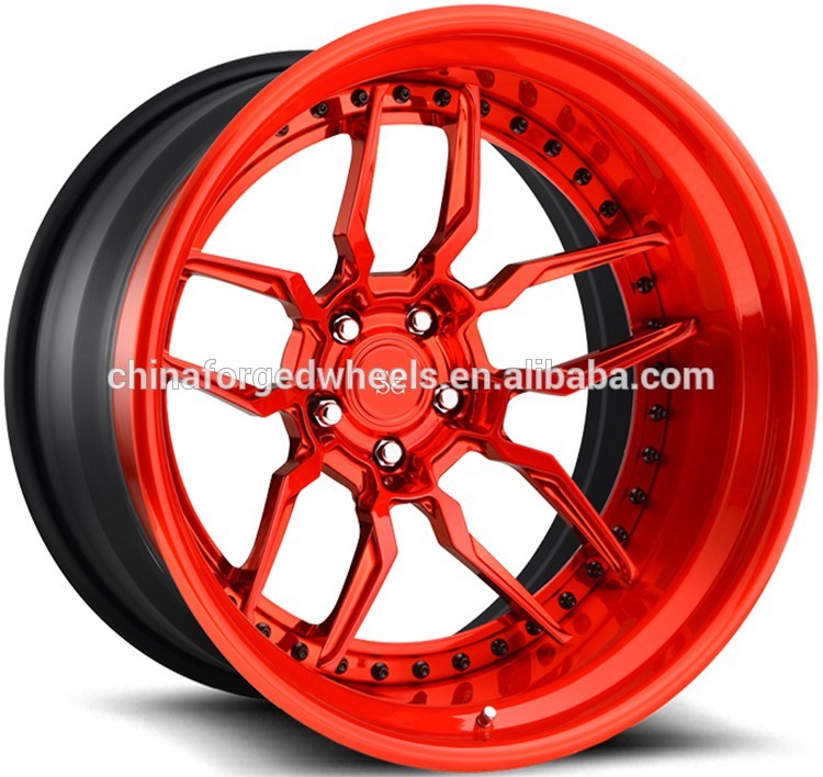 20inch Rims Polish Customized 2-PC Forged Alloy Rims For GTR / Rim 20" Forged Wheels China Rims