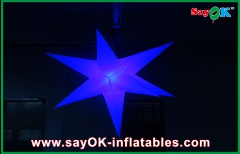 Party Giant Decoration Led Inflatable Star For Wedding / Party