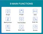Multifunction Ultrasonic Health Checking Kiosk Human Height Weight BMI Balance