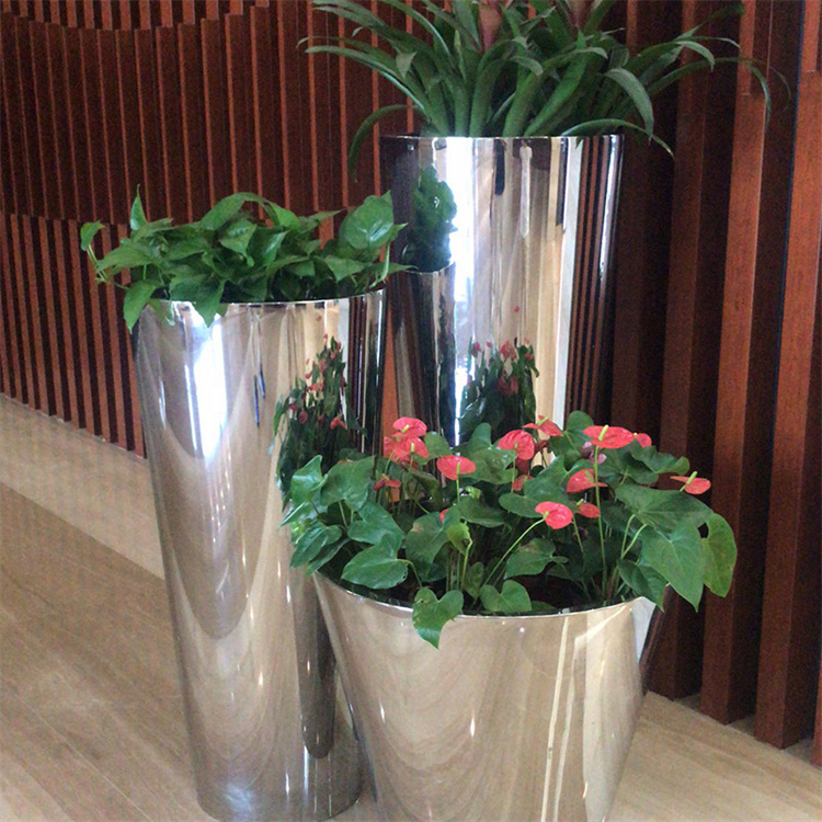 Beautify the space large outdoor tall planters elegant flower pot