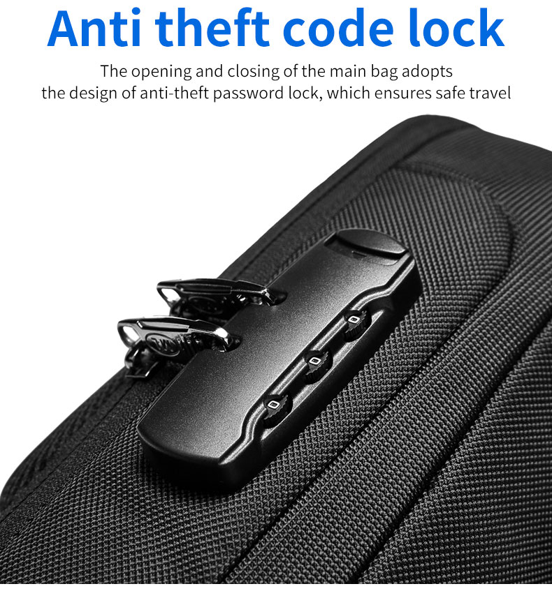 New custom logo Shoulder bag multifunctional waterproof anti theft chest bag men sling bag