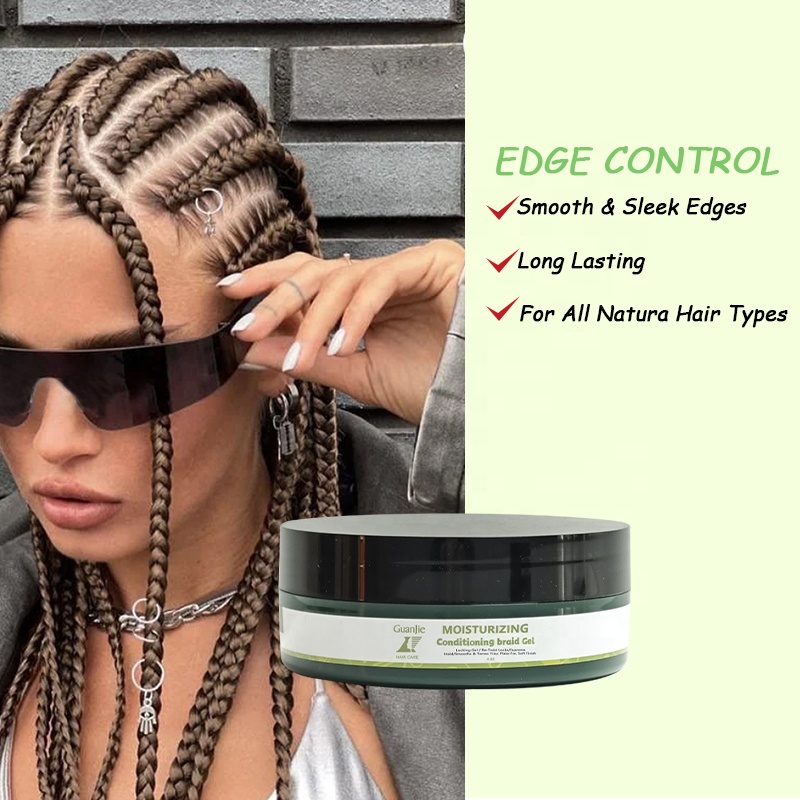 Curly Hair Extra Hold Braid Hair Gel Twisting Smooth Edges Styling Effect Shine/Gloss