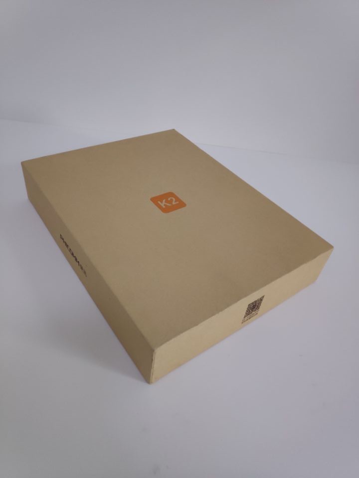 Customized rigid cardboard logo gold foiled packaging box with special designed innertray for router