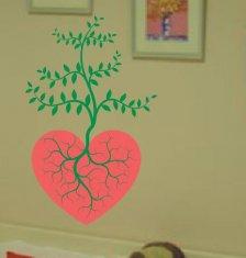 China Large Wall Flower Stickers G135 / Design Wall Sticker wholesale