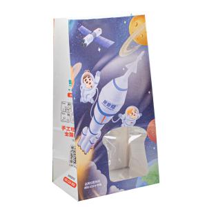 China FSC Kraft Paper Shopping Bags Oil Resistance Inside Finishing For Takeaway wholesale