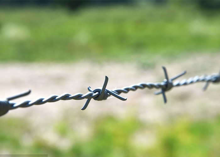 Use Of Prison Walls Single Strand Stainless Steel Barbed Wire Price Per Roll
