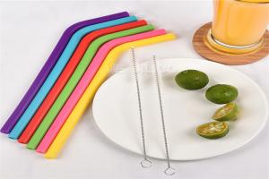 China Non - Toxic Reusable Food Grade Silicone Straw Bar Accessories 100% Bpa Free wholesale