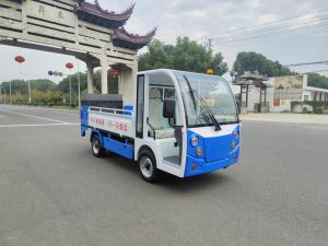China Garbage Transport Truck New Energy Electric Four Wheel Waste Removal Truck wholesale