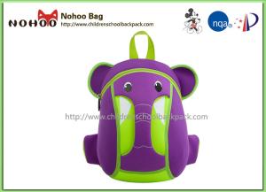 China Waterproof Kids Animal Backpack , Personalised Toddler Backpack Elephant Style wholesale