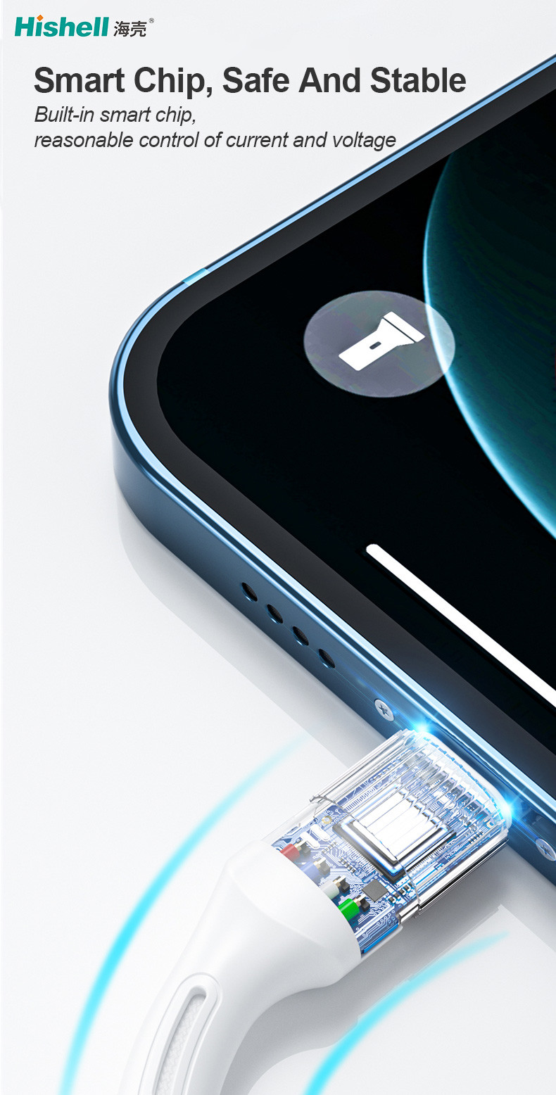 Braided Mobile Phone Data Transfer Cable , Antiwear Data Cable Type C Fast Charging