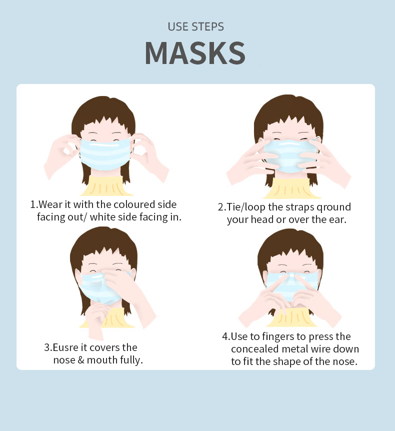 Earloop Style N95 Air Mask , Meltblown Filtration Middle Layer N95 Surgical Mask