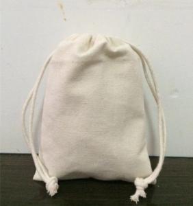 China 8x10 Fashion Cotton Drawstring Pouch Bag wholesale