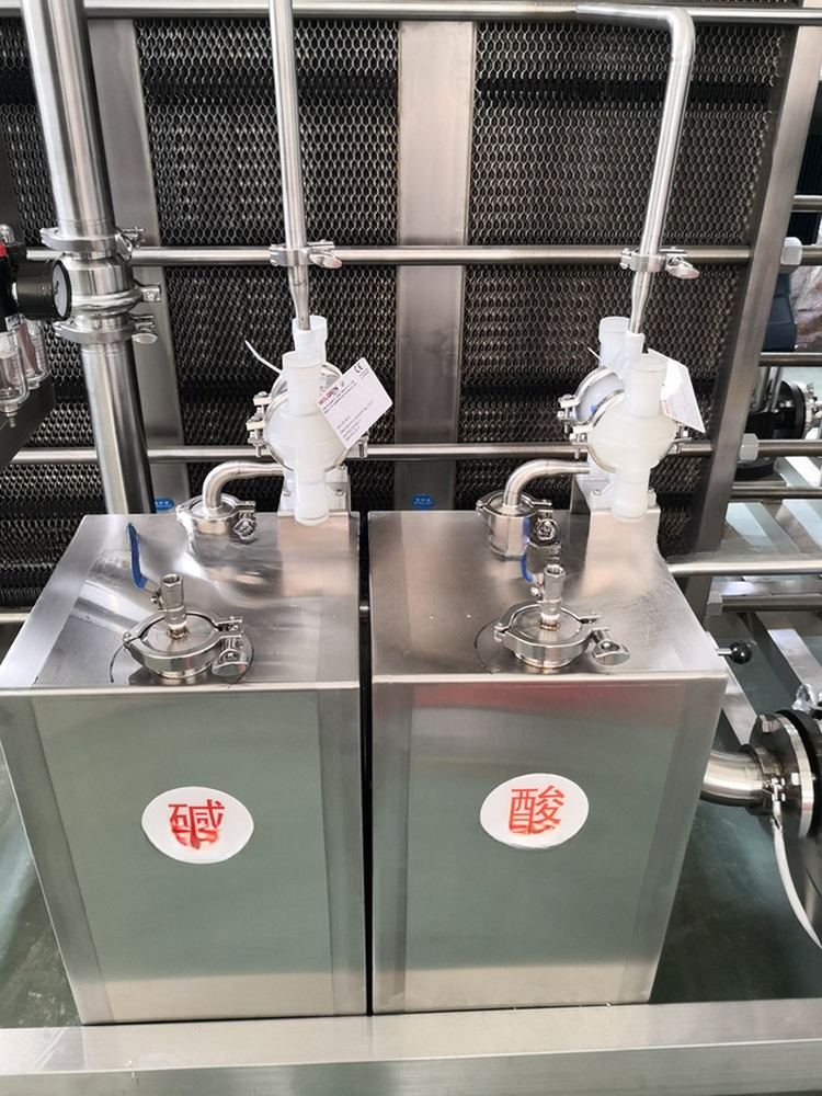 Depend Machine Capacity Plate Juice UHT Sterilizer Milk Pasteurizer Machine in Polish