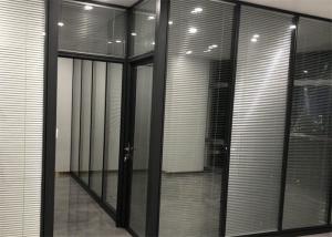 China Fire Rated Office Glass Partition Walls Commercial Furniture 80mm Thickness wholesale