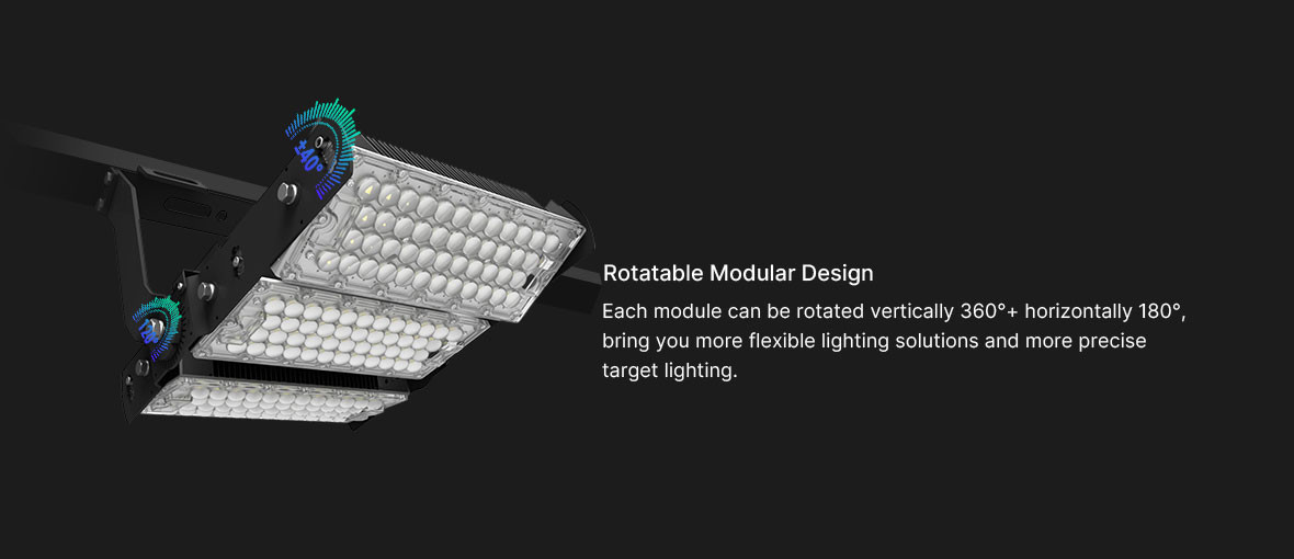 Multifunctional Cricket Stadium Flood Light 1440w Waterproof Flood Light LED