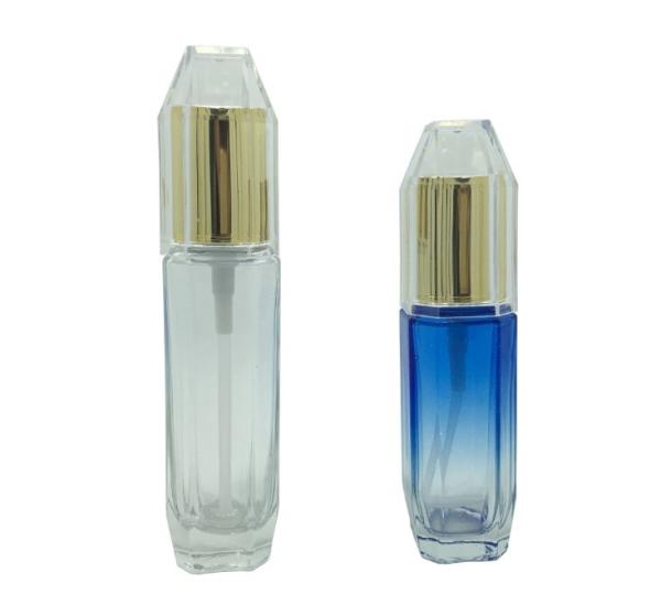 High Grade Cosmetic Glass Bottles , 30ml 50ml 100ml Cosmetic Glass Lotion