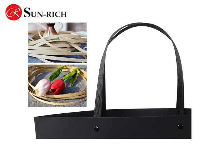 2017 Best Sell High Quality Black Boat Shape Paper Bags Paper Hand Bags