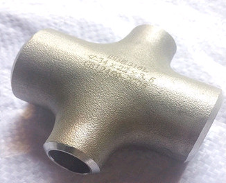 Oil Gas Process A420 WPL6 Seamless Carbon Steel Cross Pipe Fitting OD15mm