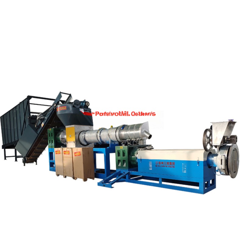 Electric Type Filter Changer HDPE LDPE Plastic Granules Machine for PE Film Recycling