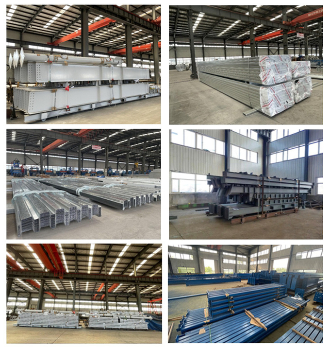 Lightweight Steel Frame Construction Steel Building Structures Customized