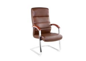 China 106cm Leather Office Chair Without Wheels wholesale