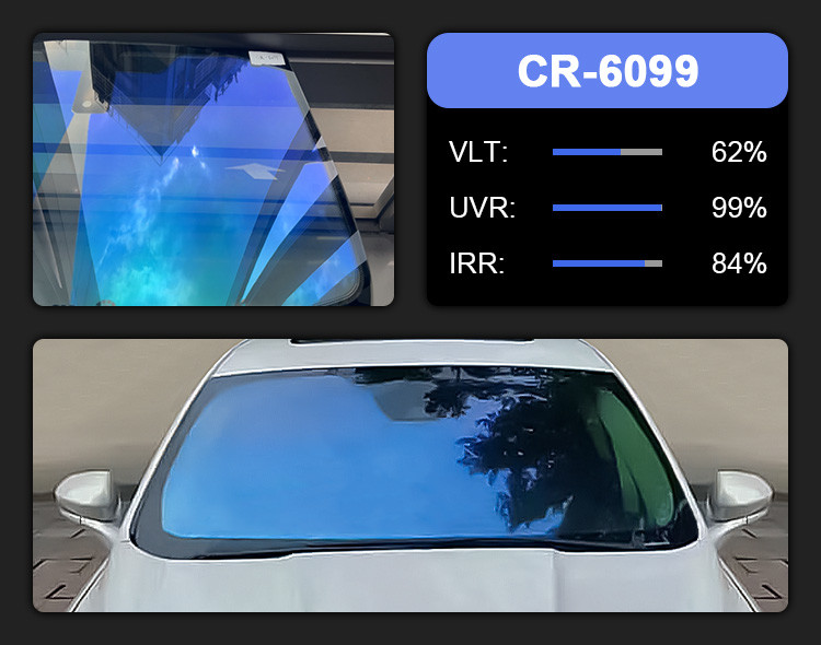 Decorative Solar Film Anti Glare Red Color CR-8065 Chameleon Car Window Film Tint Rainbow