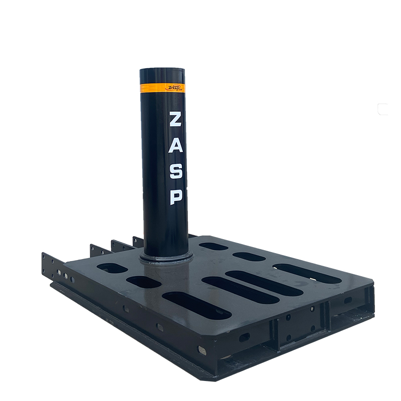 Space Saving Stainless Steel Removable Bollards With Cylinder Intercept Height Of 600mm