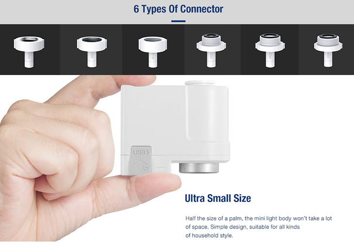 Xiaomi Xiaoda Automatic Water Saver Tap Smart Faucet Sensor Infrared Water Energy Saving Device Kitchen Nozzle Tap