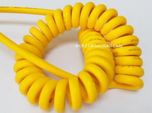 China UL20233 TPU Cabinet Control Curly Spiral Cord wholesale