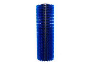 China Blue Industrial Cleaning Brushes Tufted Roller Brush With Nylon Filament wholesale