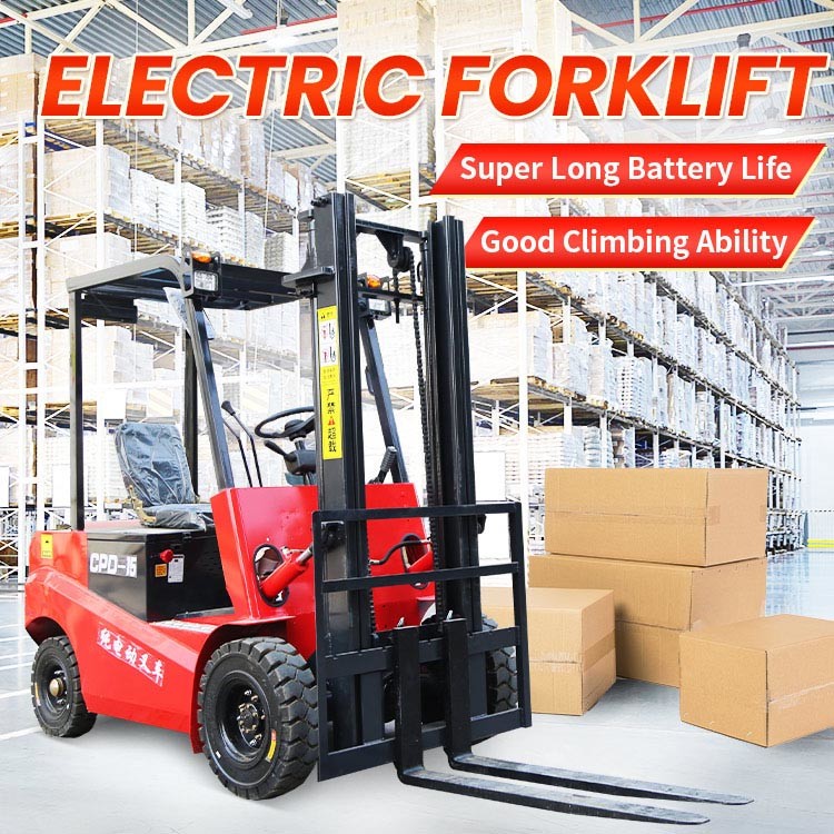 ZHONGMEI 2.5t Hydraulic Pallets Container Lifting Forklift 60V Electric Forklift