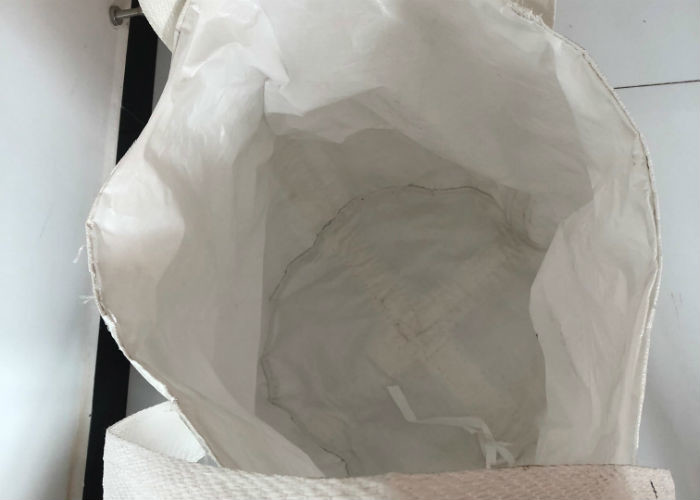 Strength Structure PP Bulk Bags , Custom Size White Woven Jumbo Bags