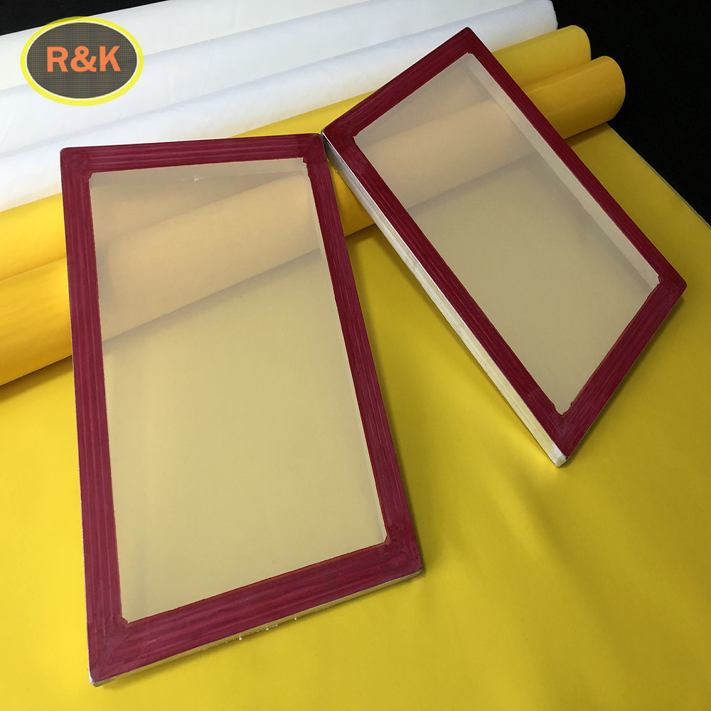 100% Polyester Screen Printing 280 Mesh Count Yellow Halftone Printing