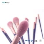 ODM 9pcs Purple Gift Box Cute Makeup Brush Set