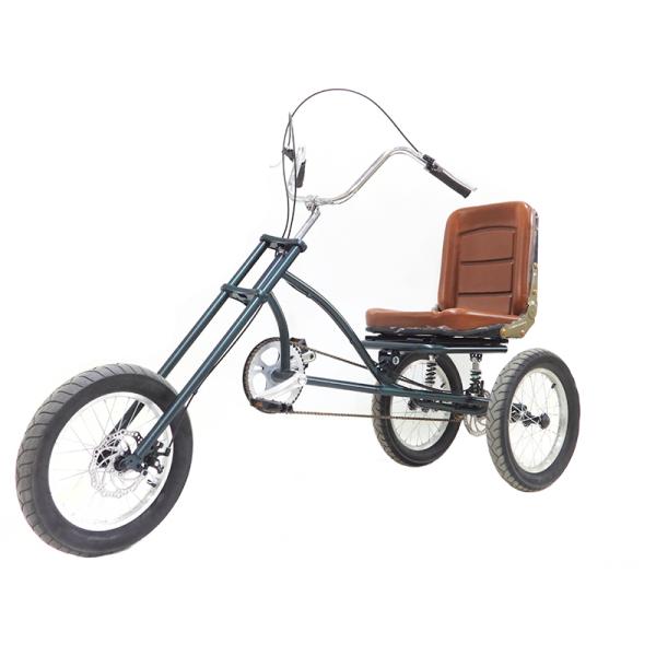 16 Inch Flywheel 18T Speeds Local Single Speed 3 Wheel Cargo Trike Rickshaw Pedal Tricycle