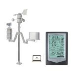 Supported Outdoor Solar Weather Station With WIFI Temperature And Humidity